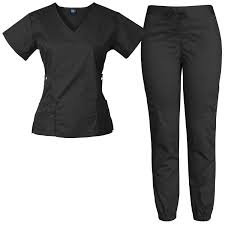 Photo 1 of black scrubs for women size L