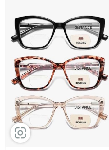 Photo 1 of Bifocal Reading Glasses Women Cat Eye 