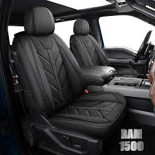 Photo 1 of BALLIOL Pickup Seats Covers Compatible with Dodge Ram 1500 2009-2023 Limited Laramie Big Horn Truck Pleather Seat Covers Custom Fit Dodge Ram 2500 3500 (Black,5 Sets Full Seat) Black Front & Rear Seat