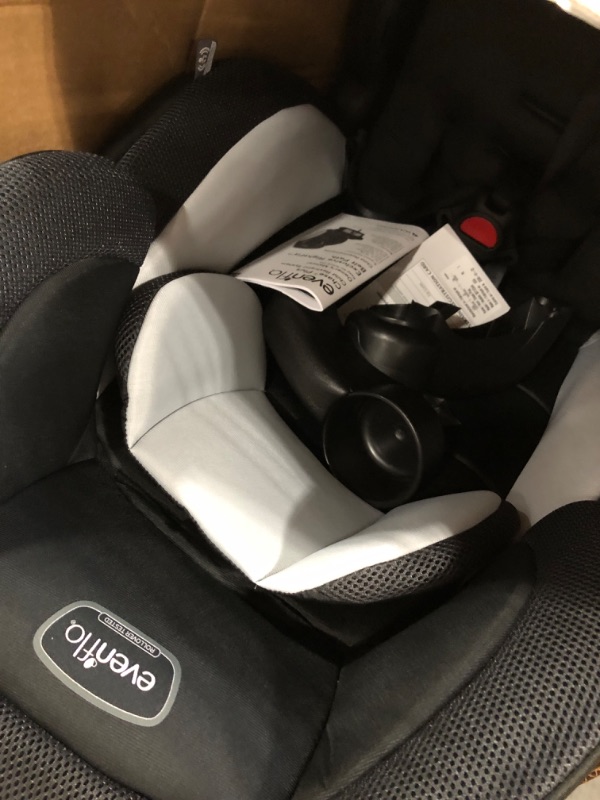 Photo 2 of Evenflo Tribute LX 2-in-1 Lightweight Convertible Car Seat, Travel Friendly (Saturn Gray)