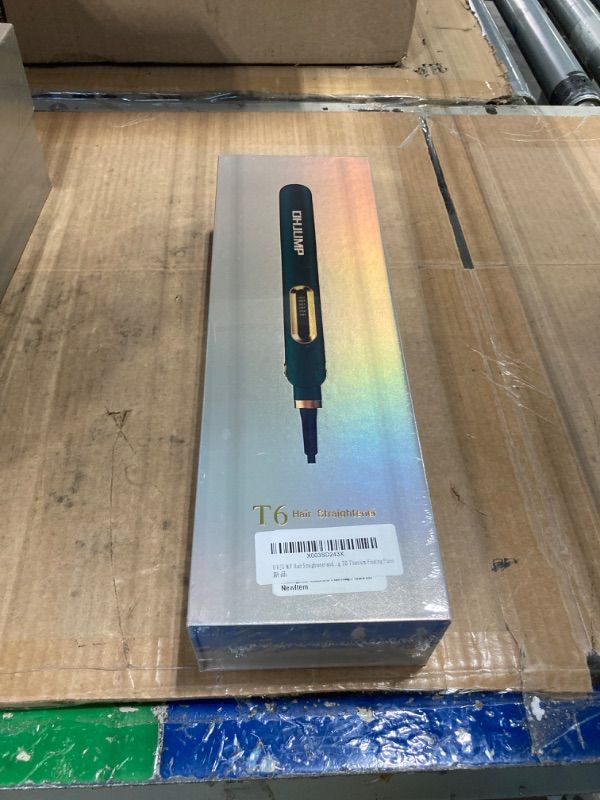 Photo 1 of ***FACTORY SEAL***
OHJUMP Curling Iron and Hair Straightener Ionic Ceramic Flat Iron 15s Fast Heating Professional Hair Curlers with Floating Plates and LED Display Screen Flat Iron Hair Straightener for All Hairstyles Green