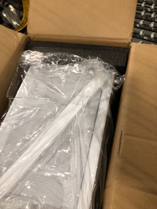 Photo 1 of Vetroo M05 Micro ATX Computer PC Case with Door Open Tempered Glass Side Panel & Mesh Front Panel, Pre-Installed 120mm ARGB Fan in Rear, Support 240mm Radiator, Type-C Port - White M05 White