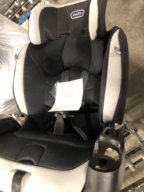 Photo 1 of Evenflo Maestro Sport Harness Highback Booster Car Seat, 22 to 110 Lbs., Granite Gray Wesley