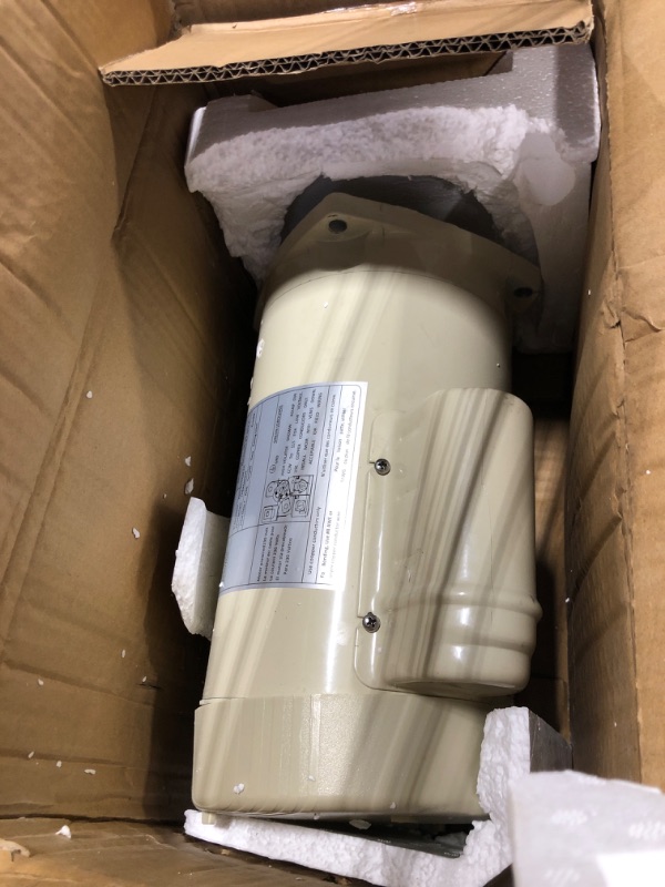 Photo 3 of 355010S Replacement Motor Energy Efficient Pool Pump Motor Parts, 1 HP, 115/208-230 Volts, 1 Speed, SF/WF, Fit For WhisperFlo High Performance Pool Pump WFE-4 & WFE-26, Replace 071314S, 355010S