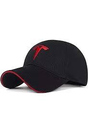 Photo 1 of Adjustable Embroidered Baseball Caps T-Logo Racing Motor Hat Fashion Street Dancing Sports Travel(Black-Red)