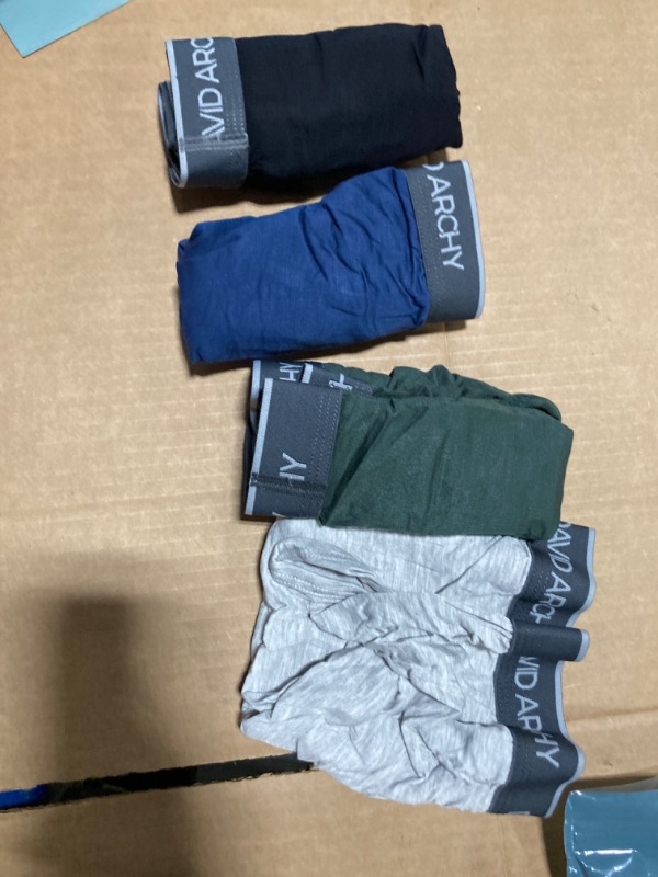 Photo 1 of DAVID ARCHY Men's Underwear Bamboo Rayon Briefs Super Soft Comfort Pouch Briefs Pack