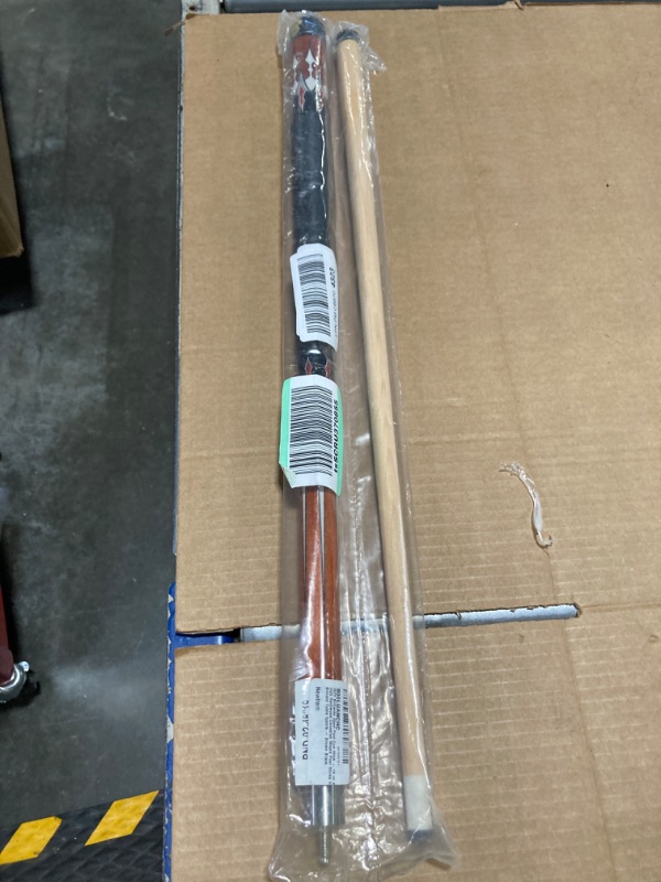 Photo 1 of ISZY Billiards Short Pool Cue Stick – Hardwood Canadian Maple Pool Sticks for Billiard Table Sports Brown Black 48 inch