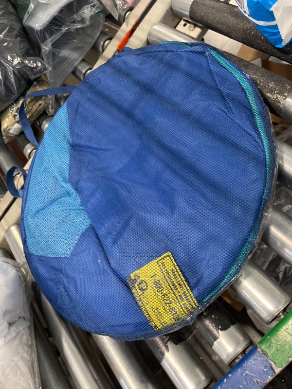 Photo 1 of SwimWays Spring Float Original Pool Lounge Chair with Hyper-Flate Valve, Blue