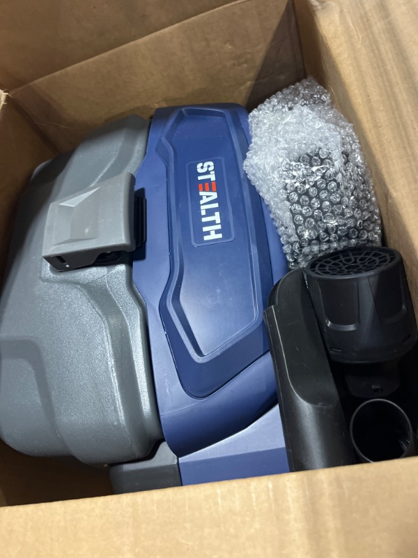 Photo 2 of **** NEW BATTERY****Stealth Wet/Dry Vacuum 2 Gallon,Shop Vacuum with 2000mA Battery,200W Car Vacuum with Blower, Cordless and Portable Wet Dry Vacuum for Home/Garage/Car,EMV053