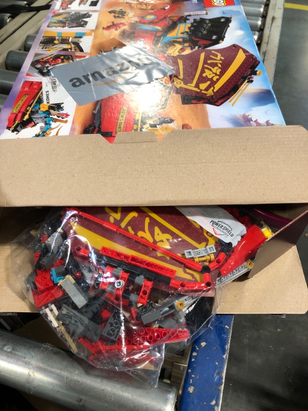 Photo 2 of ****MISSING MAJORTIY PIECES//SOLD AS PARTS**** 
LEGO NINJAGO Destiny’s Bounty – Race Against Time 71797 Building Toy Features a Ninja Airship, 2 Dragons and 6 Minifigures, Gift for Boys and Girls Ages 9+ Who Love Ninjas and Dragons Standard Packaging