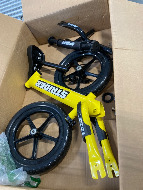 Photo 2 of **PARTS ONLY** Strider 12" Sport Balance Bike - Yellow