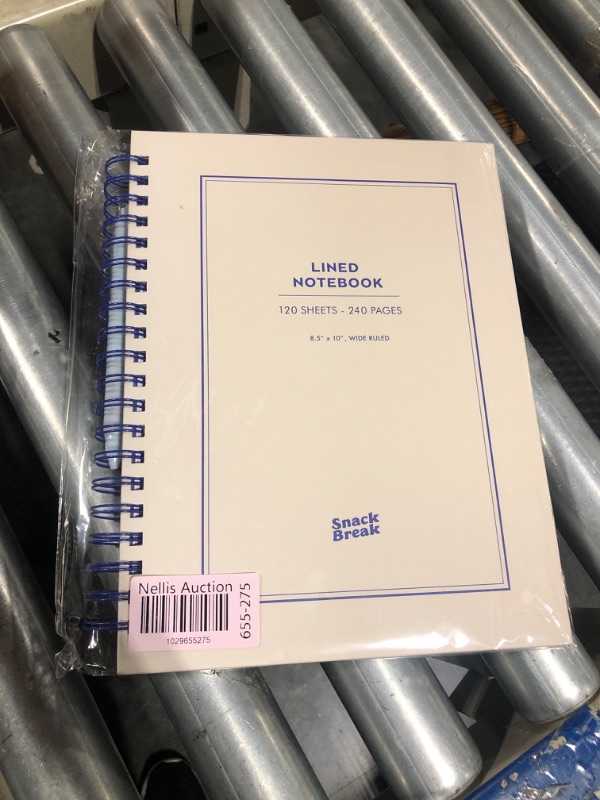 Photo 2 of " NEW FACTORY SEALED"
Cute Hardcover Spiral Notebook, 5 Subject College Ruled Composition 8.5 * 11 Notebooks for School and Work (Purple border)