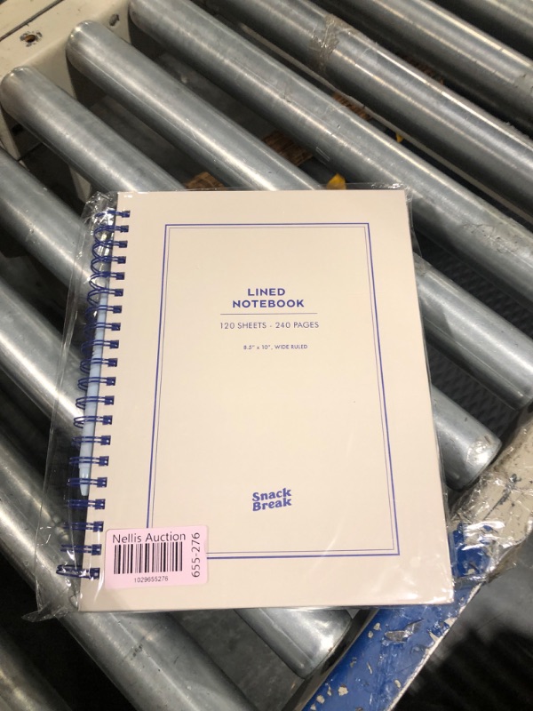 Photo 2 of " NEW FACTORY SEALED"
Cute Hardcover Spiral Notebook, 5 Subject College Ruled Composition 8.5 * 11 Notebooks for School and Work (Purple border)