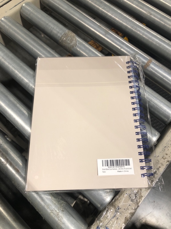 Photo 3 of " NEW FACTORY SEALED"
Cute Hardcover Spiral Notebook, 5 Subject College Ruled Composition 8.5 * 11 Notebooks for School and Work (Purple border)