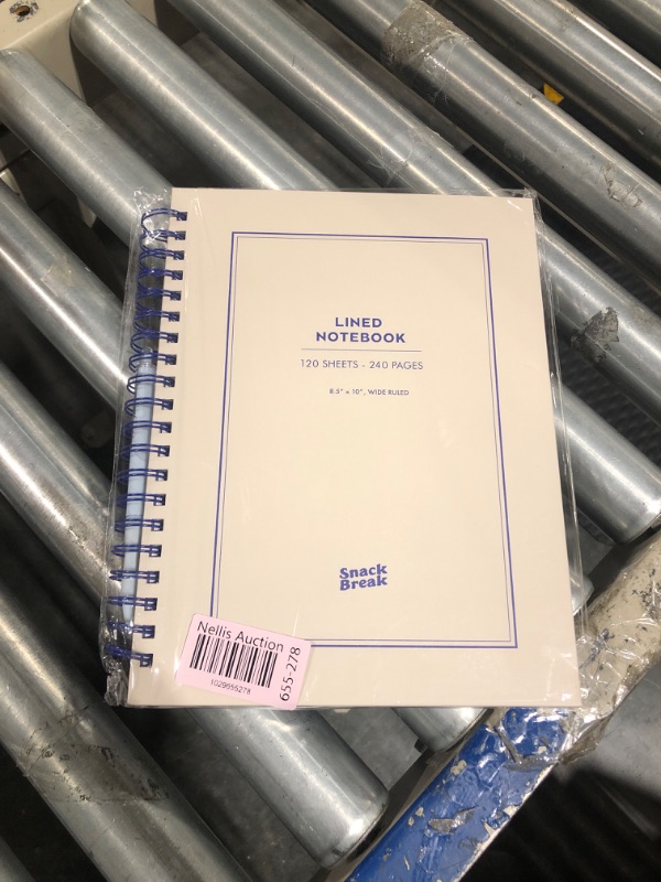 Photo 2 of " NEW FACTORY SEALED"
Cute Hardcover Spiral Notebook, 5 Subject College Ruled Composition 8.5 * 11 Notebooks for School and Work (Purple border)