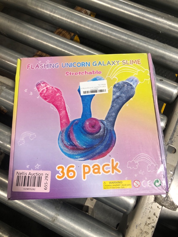 Photo 1 of " NEW FACTORY SEALED"
Easter Basket Stuffers - 36 Packs Unicorn Galaxy Slime,Party Favor for Kids Girls & Boys, Adults, Non Sticky, Stress & Anxiety Relief, Wet, Super Soft Sludge Toy