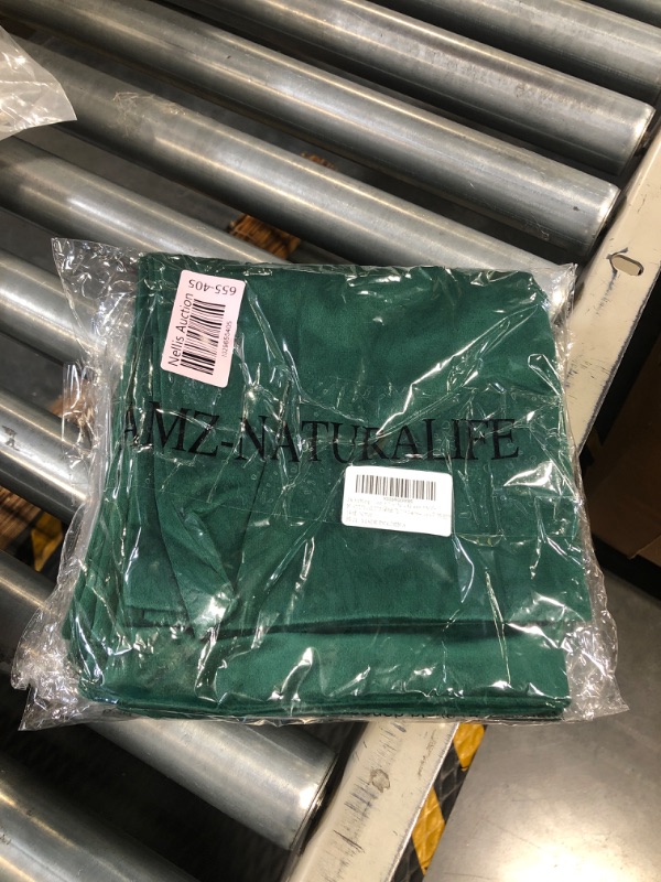 Photo 1 of 2 PACK 12x20 Set of 2 Velvet Lumbar Throw Pillow Covers Dark Green Soft Solid Decorative Cushion Cases Outdoor Home Decor for Furniture Bedroom Car Couch Chair Office Velvet: Dark Green 2 pieces,12"x20"