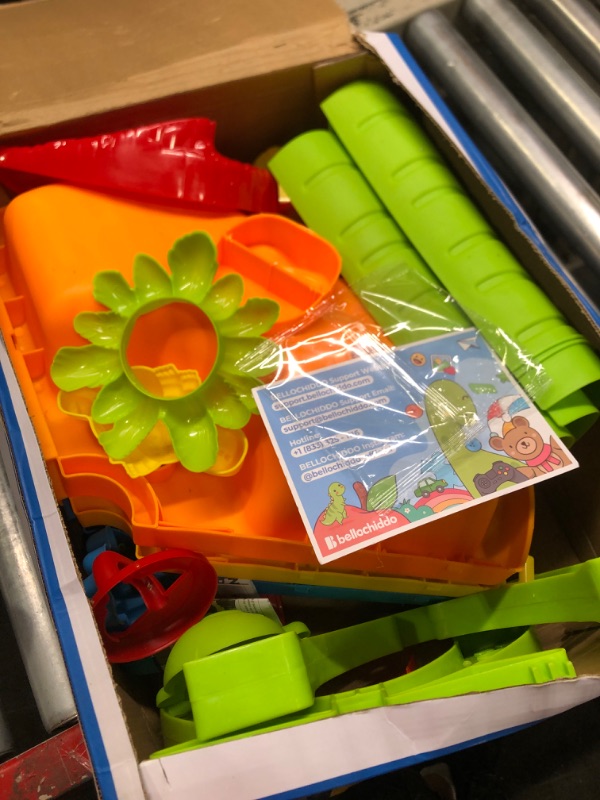 Photo 1 of BELLOCHIDDO Sand Water Table for Toddlers, 3 in 1 Sand Table and Water Play Table Beach Toy for Kids Boys Girls, Outside Backyard Activity Sensory Play Water Table for Toddlers Age 3-5