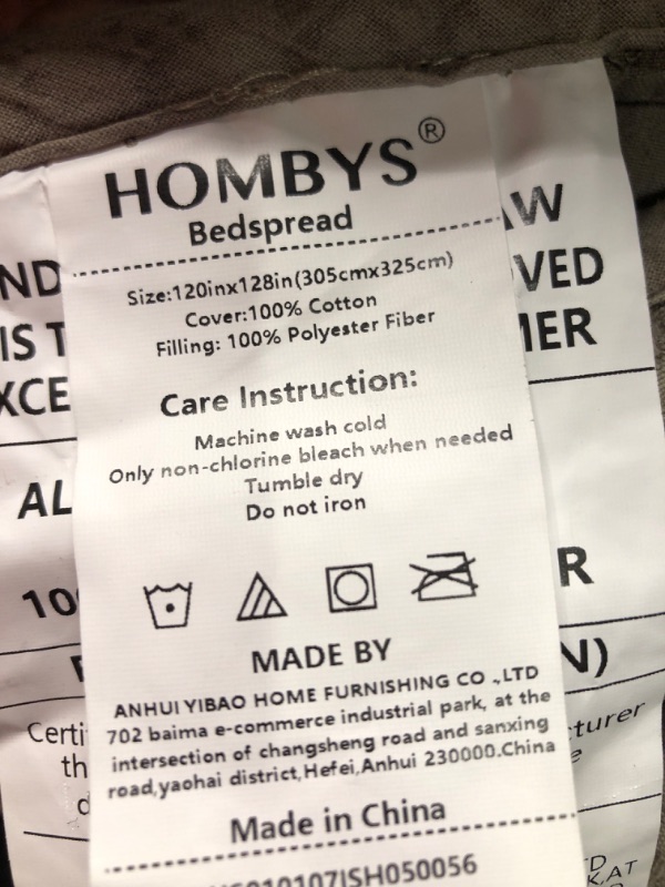 Photo 4 of HOMBYS Oversized King Bedspread