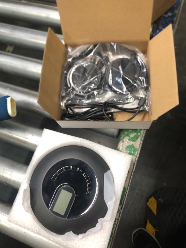 Photo 1 of CD Player Portable, Rechargeable Portable CD Player for Car and Travel, Walkman CD Player with Headphone and Anti-Skip/Shockproof, Personal CD Player with LCD Display, AUX Cable, Backlight
