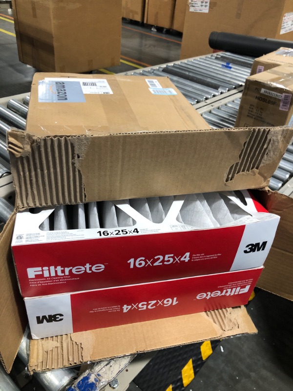 Photo 1 of Filtrete 16x25x4 Furnace Air Filter MPR 1000 DP MERV 11, Micro Allergen Defense Deep Pleat, 2-Pack, Fits Lennox & Honeywell Devices (exact dimensions 15.88 x 24.56 x 4.31) 16x25x4 2-Pack Air Filter