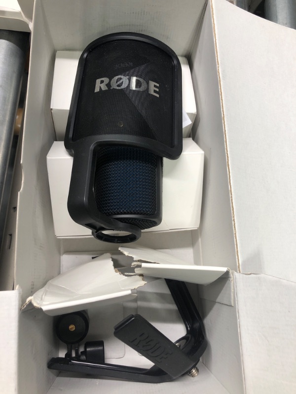 Photo 2 of RØDE NT-USB+ Professional-Grade USB Condenser Microphone For Recording Studio Quality Audio Directly To A Computer Or Mobile Device, Black NT-USB+ Black