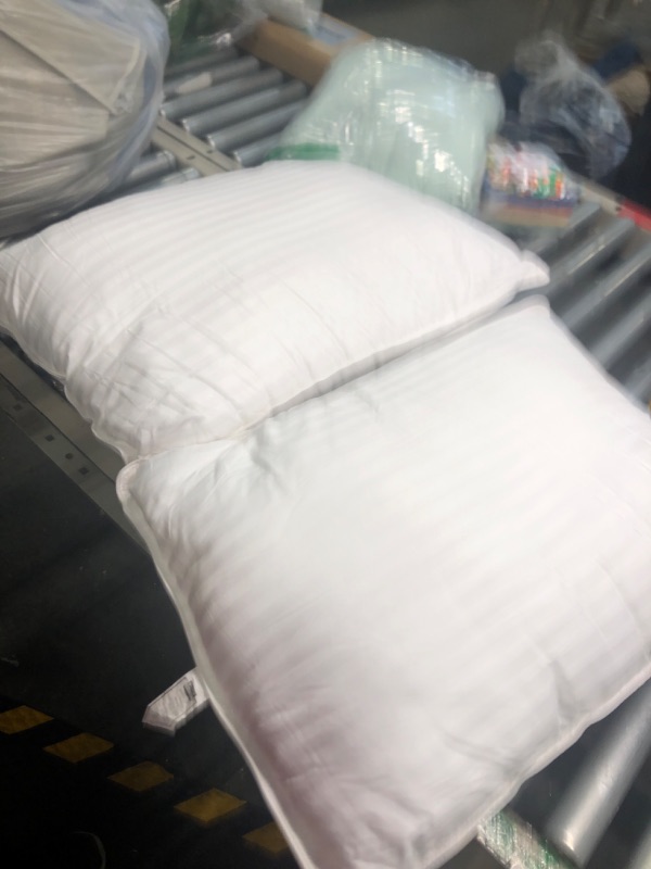 Photo 2 of Utopia Bedding Bed Pillows for Sleeping Standard Size (White), Set of 2, Cooling Hotel Quality, for Back, Stomach or Side Sleepers
