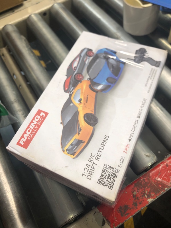 Photo 1 of RC Drift Car 2.4GHz 1:24 Scale 4WD High Speed Remote Control Cars Vehicle with LED Lights Batteries and Drifting Tires Racing Sport Toy Cars for Adults Boys Girls Kids Gift…
