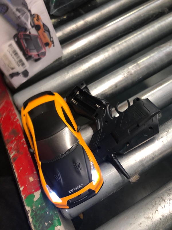 Photo 1 of RC Drift Car 2.4GHz 1:24 Scale 4WD High Speed Remote Control Cars Vehicle with LED Lights Batteries and Drifting Tires Racing Sport Toy Cars for Adults Boys Girls Kids Gift…
