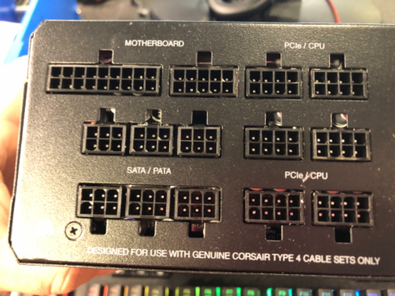 Photo 1 of Corsair RMX Series (2021), RM1000x, 1000 Watt, Gold, Fully Modular Power Supply,Black RMx 1000W