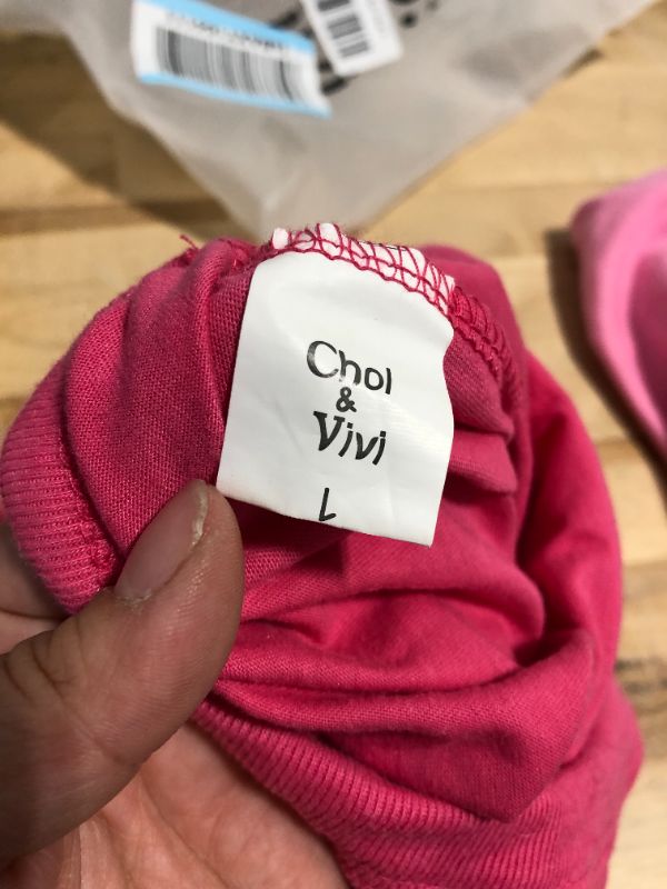 Photo 4 of Chol&Vivi Dog Shirts Blank Clothes, 2pcs Dog T-Shirts Apparel Fit Fot Small Extra Small Medium Large Extra Large Dog Cat, Cotton Shirts Soft and Breathable 20" Chest Pink And Rose Red