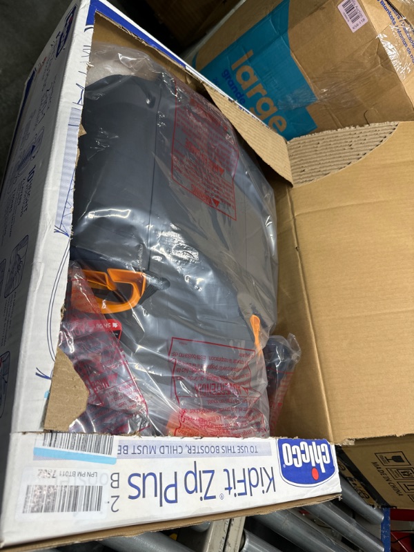 Photo 1 of Chicco KidFit Zip Plus 2-in-1 Belt-Positioning Booster Car Seat, Backless and High Back Booster Seat, For children aged 4 years and up and 40-100 lbs. | Seascape/Blue KidFit Zip Plus Seascape/Blue