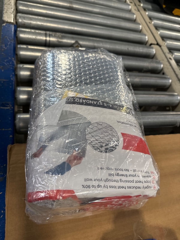Photo 1 of Amylove Double Bubble Reflective Insulation Roll for Summer DIY Skylight Cover to Block UV Sun Heat Rays RV Window Foil Sun Shield Winter Reflective Window Insulation(16.5 Inch x 15 Feet)