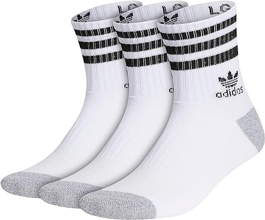 Photo 1 of adidas Originals Roller High Quarter Socks (3-Pair)