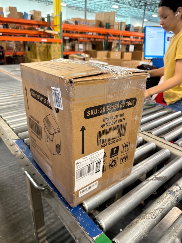 Photo 1 of Kismile Nugget Ice Makers Countertop,Pebble Ice Maker Machine with Crushed Ice, 35lbs/Day,One-Click Operation,Self-Cleaning Countertop ice Machine,Pellet Ice Maker Countertop for Home/Kitchen/Office 35lbs/24H Stainless Steels Silver Upgrade 1