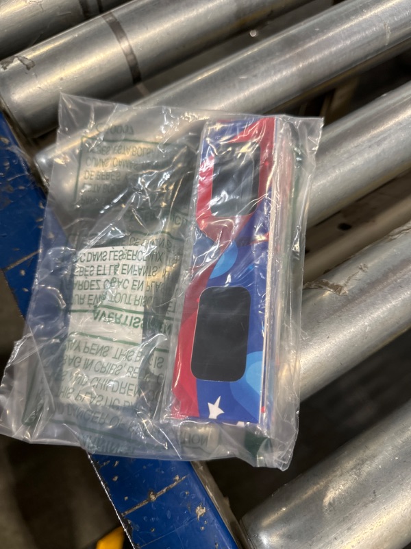 Photo 1 of Solar Eclipse Glasses AAS Approved 2024, (10 Pack) CE and ISO Certified Eclipse Observation Glasses, Safe Shades for Direct Sun Viewing, Bonus Smartphone Photo Filter Lens, American Flag Design