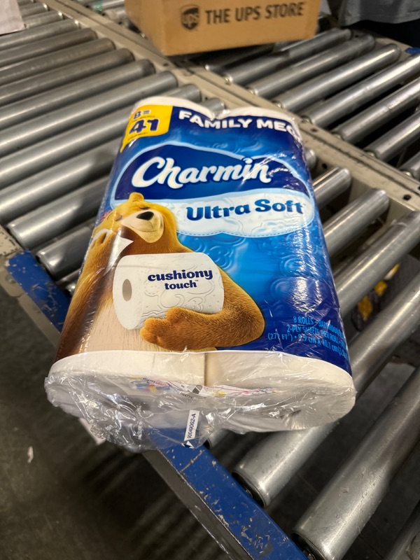 Photo 1 of Charmin Ultra Soft Toilet Paper 8 Mega Rolls = 41 Regular Rolls