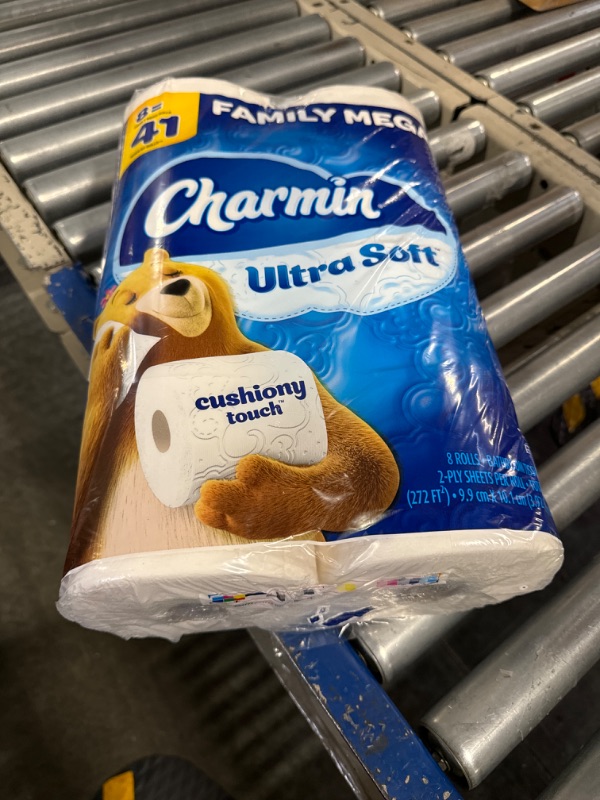 Photo 1 of Charmin Ultra Soft Toilet Paper 8 Mega Rolls =41Regular Rolls