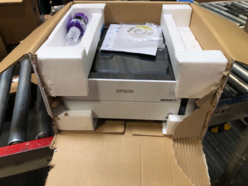 Photo 3 of Epson EcoTank ET-M1170 Wireless Monochrome Supertank Printer with Ethernet PLUS 2 Years of Unlimited Ink*,White ET-M1170 ADF/PRINT/COPY/SCAN