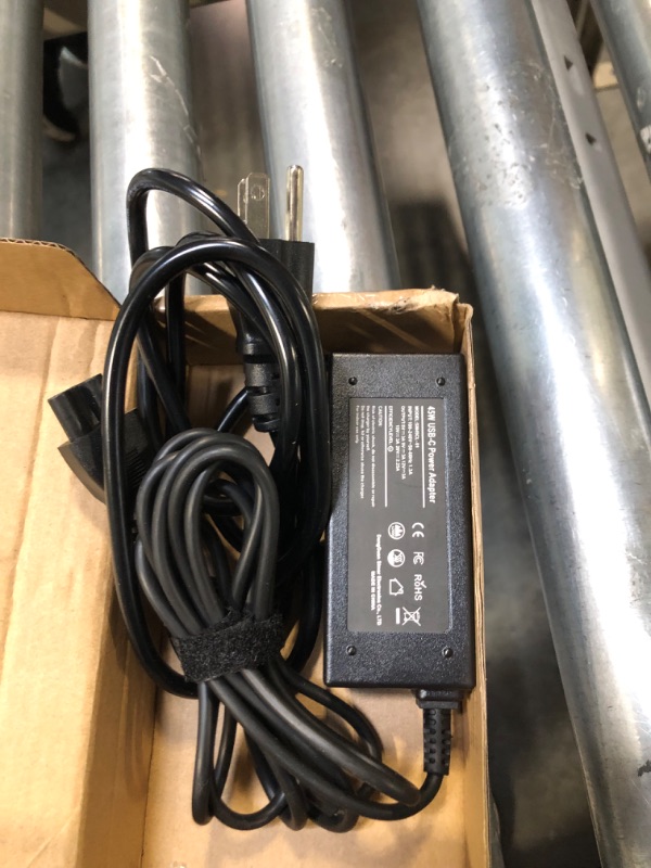 Photo 1 of 45W USB-C AC Power Adapter Charger Cord for Acer Chromebook Spin 11 13 15 CP311 CP315 CP713 CP311-1H CP311-2H CP311-1H-C1FS 1H-C5PN 1HN-C2DV 2H-C679 CP315-1H CP315-1H-P8QY CB5-312T-K5X4 1H-P1K8 Type-C