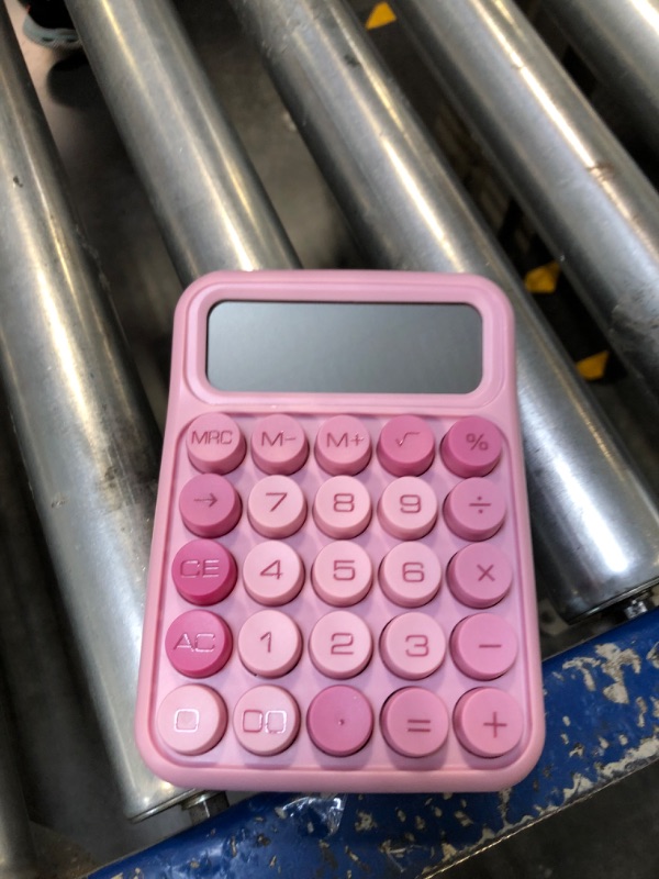 Photo 3 of Mr. Pen- Mechanical Switch Calculator, 12 Digits, Large LCD Display, Pink Calculator Big Buttons, Mechanical Calculator, Calculators Desktop Calculator, Cute Calculator, Aesthetic Calculator Pink