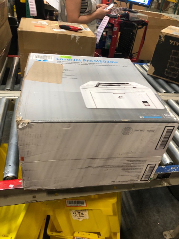 Photo 1 of HP LaserJet Pro M203dw Wireless Monochrome Printer with built-in Ethernet & 2-sided printing, works with Alexa (G3Q47A)