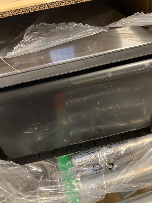 Photo 1 of EKO Mirage X 80 Liter / 21.1 Gallons Motion Sensor Trash can, Brushed Stainless Steel