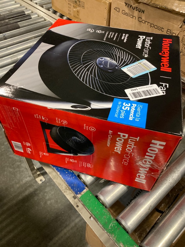 Photo 1 of 12 in. 3 Speed Whole Room Circulator Floor Fan