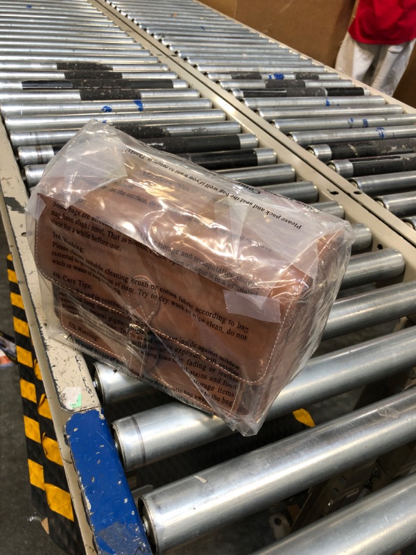 Photo 1 of Cwatcun Camera Shoulder Bag Compact Camera Case Waterproof Retro Compatible for Canon Nikon Sony SLR DSLR Mirrorless Camera and Lens Brown, Medium Brown 1.0 Medium