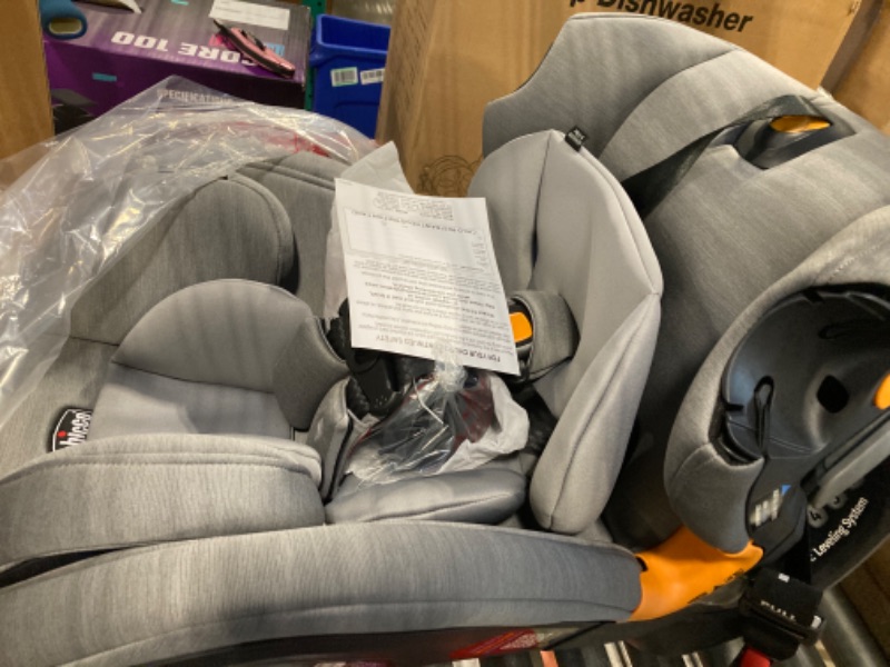 Photo 2 of Chicco OneFit ClearTex All-in-One Car Seat, Rear-Facing Seat for Infants 5-40 lbs, Forward-Facing Car Seat 25-65 lbs, Booster 40-100 lbs, Convertible Car Seat | Drift/Grey