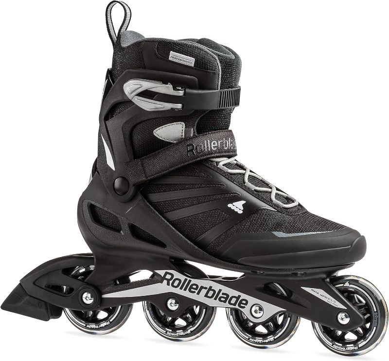 Photo 1 of Rollerblade Zetrablade Men's Adult Fitness Inline Skate, Black and Silver
