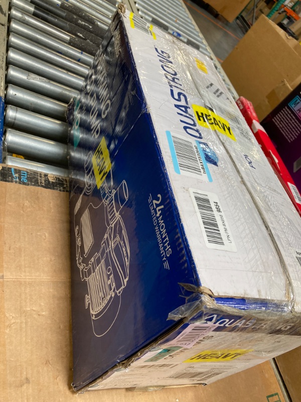 Photo 1 of AQUASTRONG 3 HP In/Above Ground Pool Pump with Timer, 220V, 9350GPH, High Flow, Powerful Self Primming Swimming Pool Pumps with Filter Basket