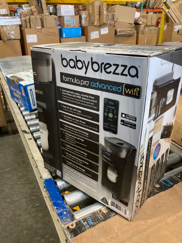 Photo 3 of Baby Brezza Formula Pro Advanced WiFi Formula Dispenser Machine - Automatically Mix a Warm Formula Bottle Instantly - Easily Make Bottle with Automatic Powder Blending Advanced, WiFi