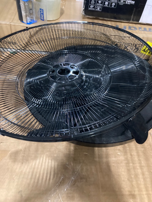 Photo 4 of *** MISSING PARTS***
HOLMES 18" Stand Fan, 80° Oscillation, 3 Speeds, 5 Blades, Adjustable Height, 30° Head Tilt, Ideal for Home, Bedroom or Office, Black Black 18 Inch Manual Control